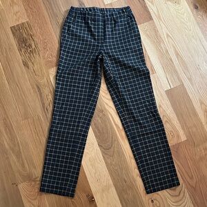 Massimo Dutti Wool Plaid Trousers 4